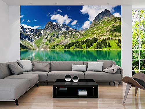 artgeist Mural de pared Paisaje 154 x 122 pulgadas – Papel tapiz autoadhesivo extraíble de gran tamaño para decoración de pared, diseño de imagen,