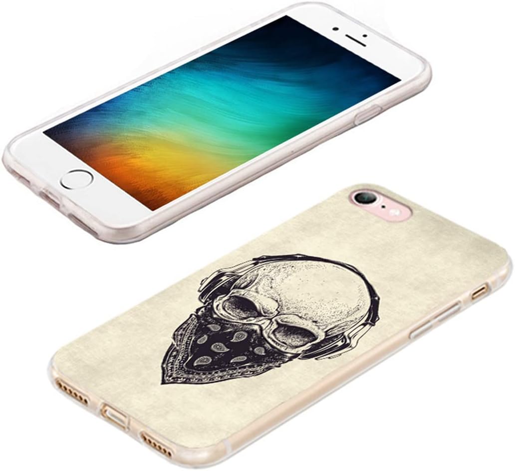 Funda para iPhone SE 2022 2020, iPhone 8, iPhone 7, funda VoMotec a prueba de golpes, de goma suave, protección completa, delgada, para iPhone SE