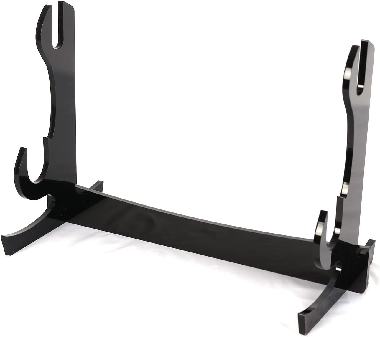 WANLIAN Soporte de espada soporte de espada acrílico de dos capas Samurai Sword soporte de exhibición de escritorio Katana Holder 0.236 in hoja