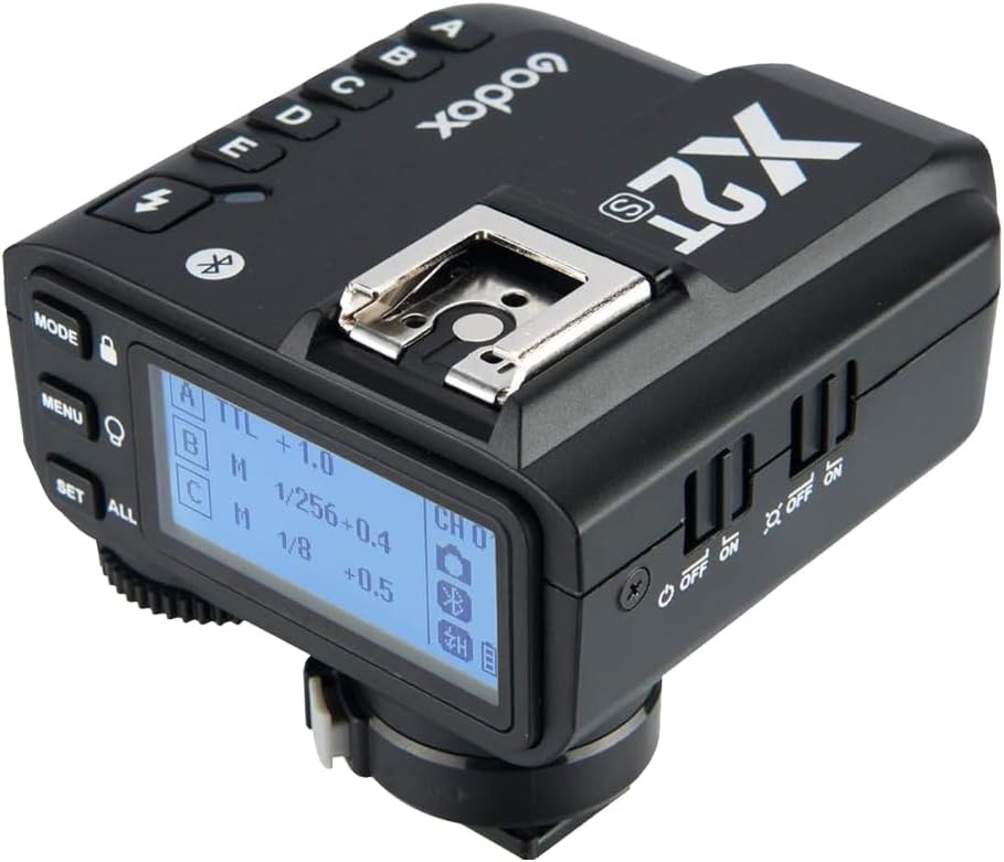 Godox Disparador de flash inalámbrico X2T-S TTL para conexión Bluetooth Sony, compatible con contoller de aplicaciones iOSAndroid, HSS 18000s,