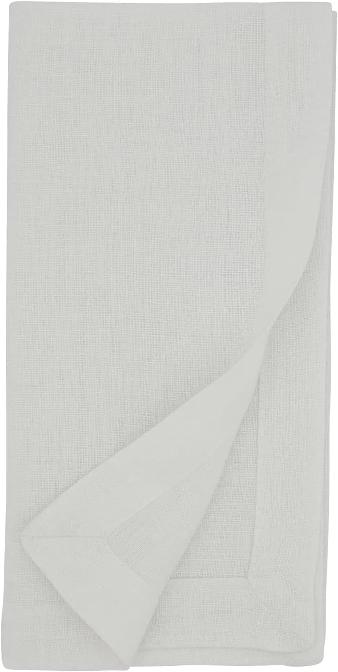 Fennco Styles Servilletas de cóctel de 100 % lino de color sólido para uso diario, 10 pulgadas de ancho x 10 pulgadas, juego de 4 posavasos de tela