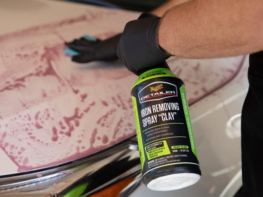 Meguiars DRTU200232 – Arcilla en aerosol para eliminar hierro 32 onzas