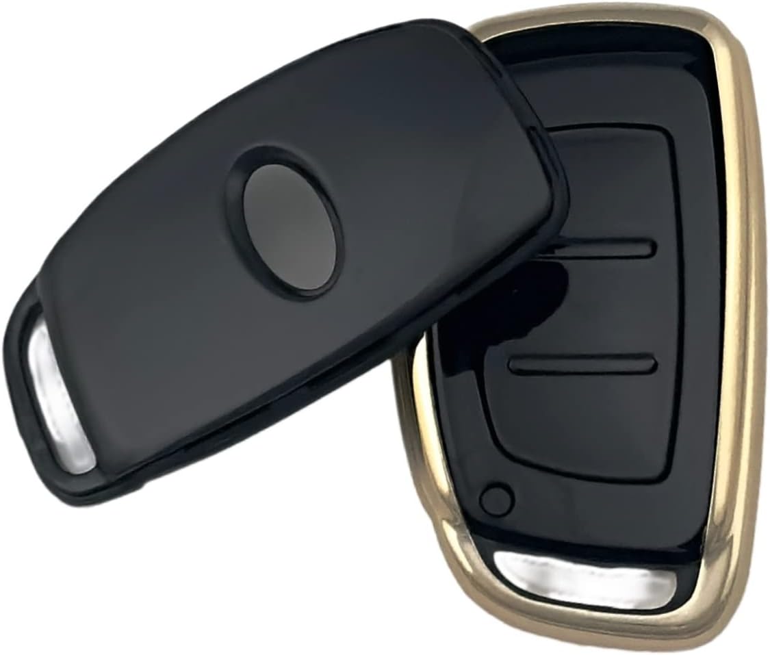 Funda para llavero de TPU compatible con Hyundai Elantra Elantra GT Ioniq Sonata Tucson 2016-2021, no apta para llaves con botones de