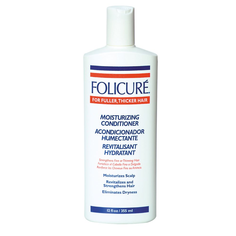 Folicure Acondicionador hidratante para cabello más completo y grueso, 12 onzas