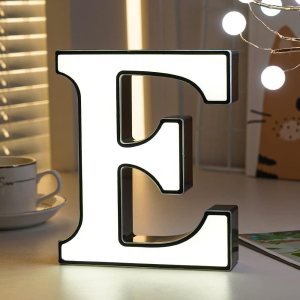 Letras con luces LED de marquesina, letreros con luces de marquesina, interfaz de CC doble, conexión de múltiples letras, 26 letreros del alfabeto Letras con luces LED de marquesina, letreros con luces de marquesina, interfaz de CC doble, conexión de múltiples letras, 26 letreros del alfabeto