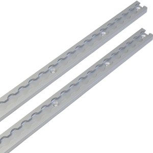 Boxer Paquete de 2 pistas de aluminio en L de 2 pies Sistema de amarre para remolque, furgonetas, camiones, motocicletas, ATV, UTV L Track estilo Boxer Paquete de 2 pistas de aluminio en L de 2 pies Sistema de amarre para remolque, furgonetas, camiones, motocicletas, ATV, UTV L Track estilo