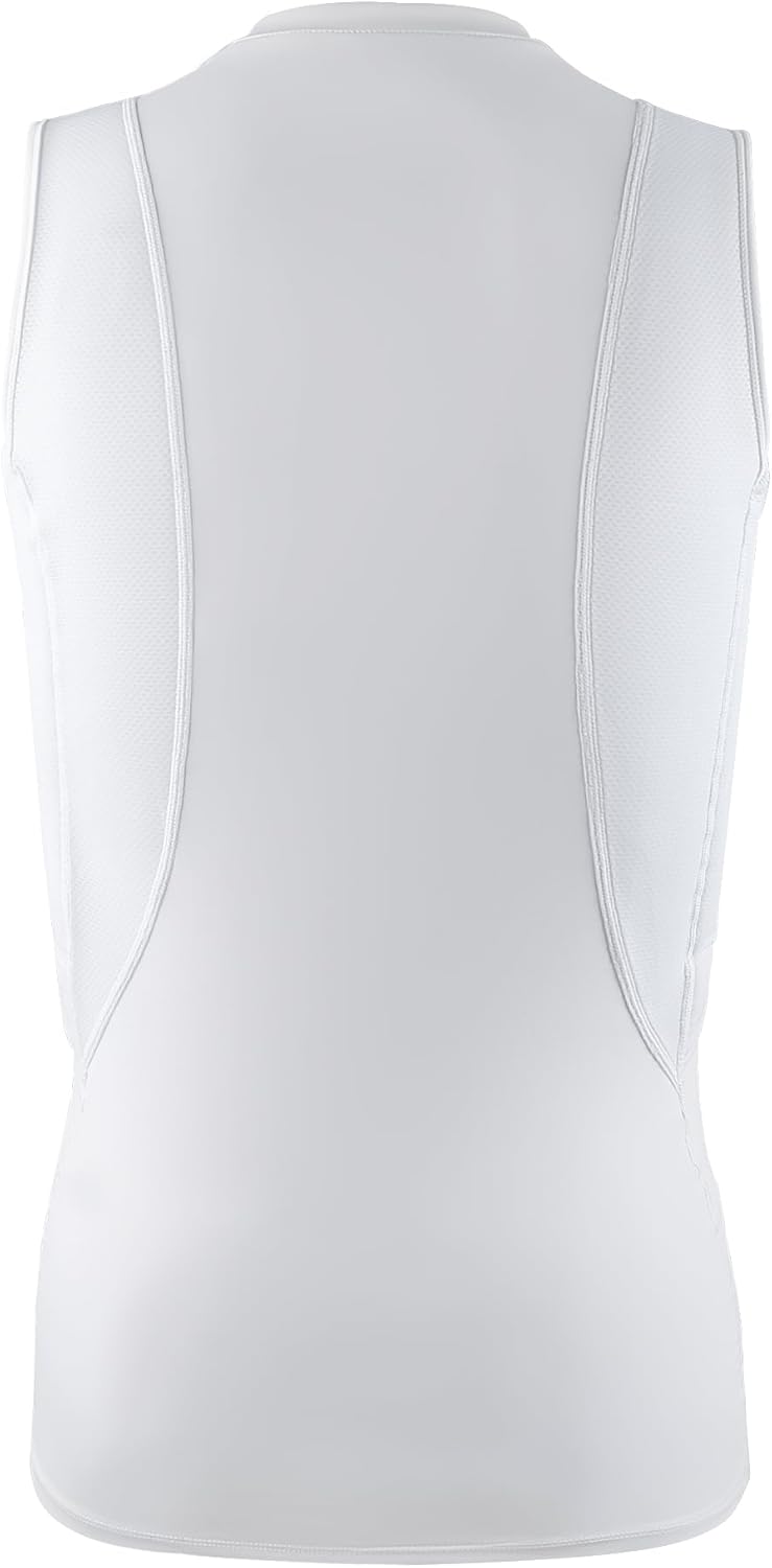lilcreek Camiseta sin mangas con cuello en V oculta para hombre, camiseta CCW Holster para hombre