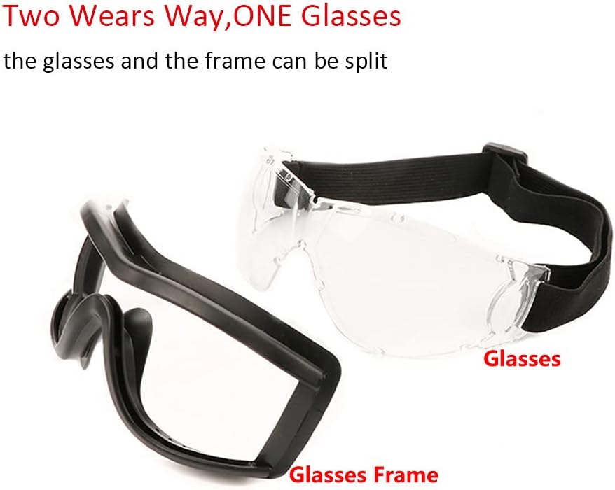 Fx-miRo – Gafas de seguridad, gafas protectoras antivaho y UV, gafas de trabajo de protección para bricolaje, laboratorio, exteriores