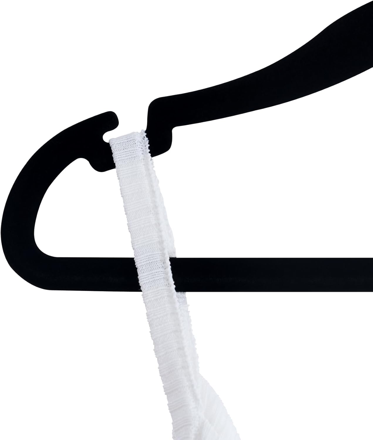 CCS01B50 – Perchas para ropa de bebé para armarios, perchas de terciopelo para niños, perchas antideslizantes para ahorrar espacio, 11.5 pulgadas,