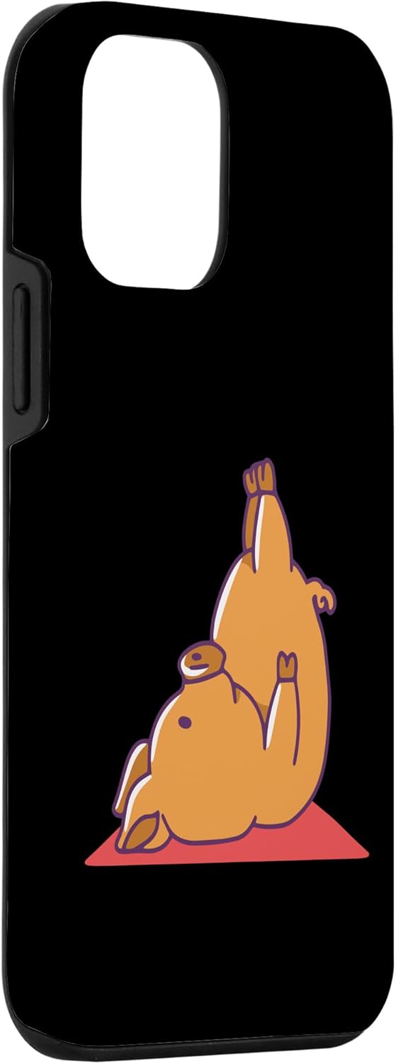 iPhone 12 mini pig yoga pose funny Case