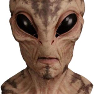 Máscara alienígena de látex de cabeza completa, máscaras realistas para Halloween, carnaval, fiesta de disfraces Máscara alienígena de látex de cabeza completa, máscaras realistas para Halloween, carnaval, fiesta de disfraces