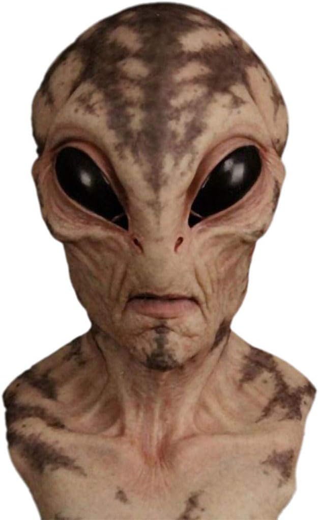 Máscara de alienígena de Halloween, máscara de terror aterrador, máscara de alienígena, máscara mágica para fiestas