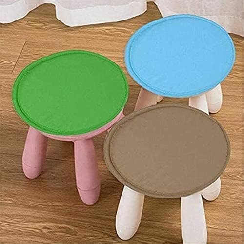 RAILONCH Cojines de silla para interiores y exteriores, cojines de asiento redondos para jardín, patio, hogar, diámetro 15.0 in (2 unidades, azul)