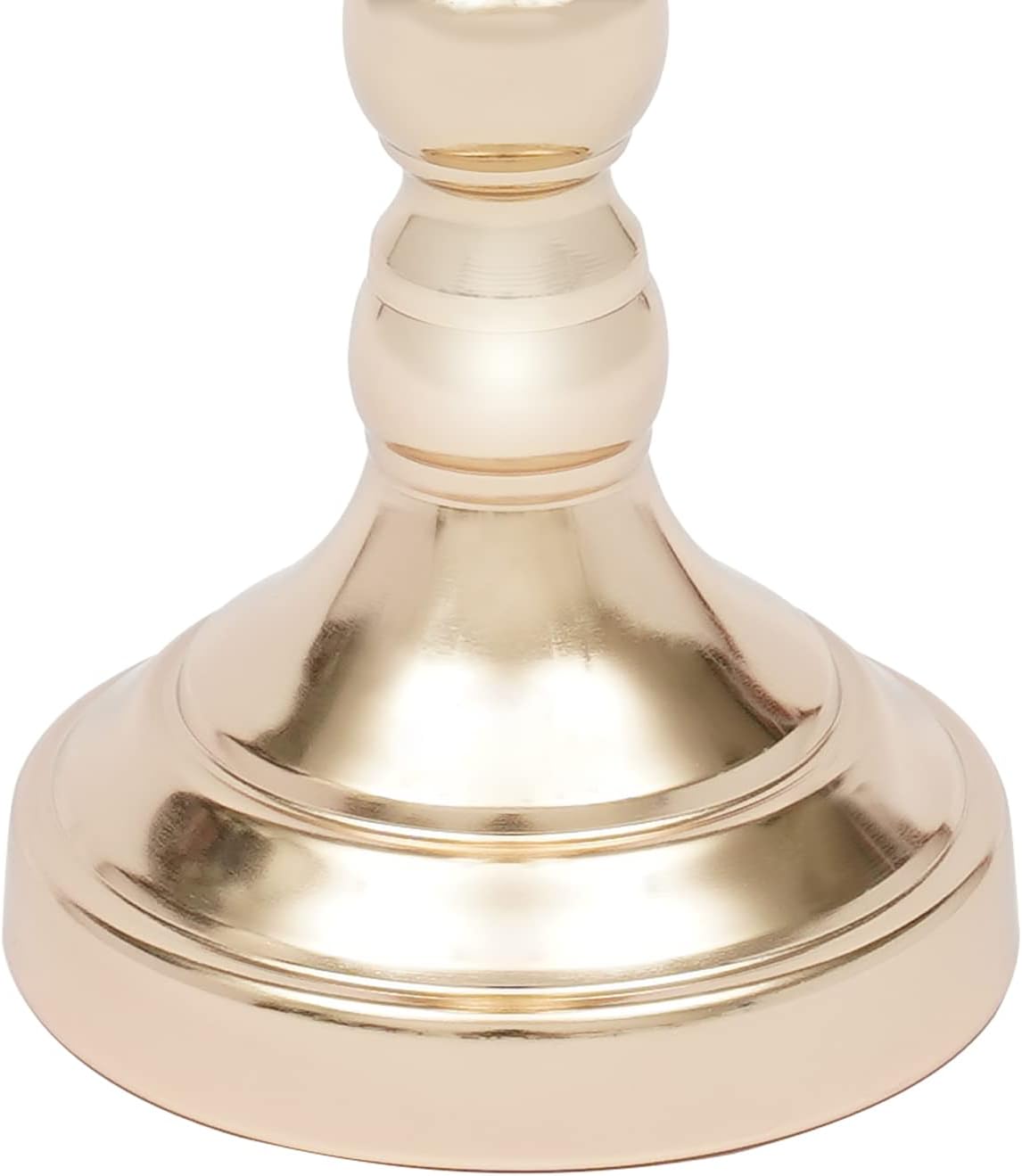 10 piezas de 17.7 pulgadas de altura versátil de metal para centros de mesa de boda, jarrón y portavelas de pilar, soporte de arreglo floral de