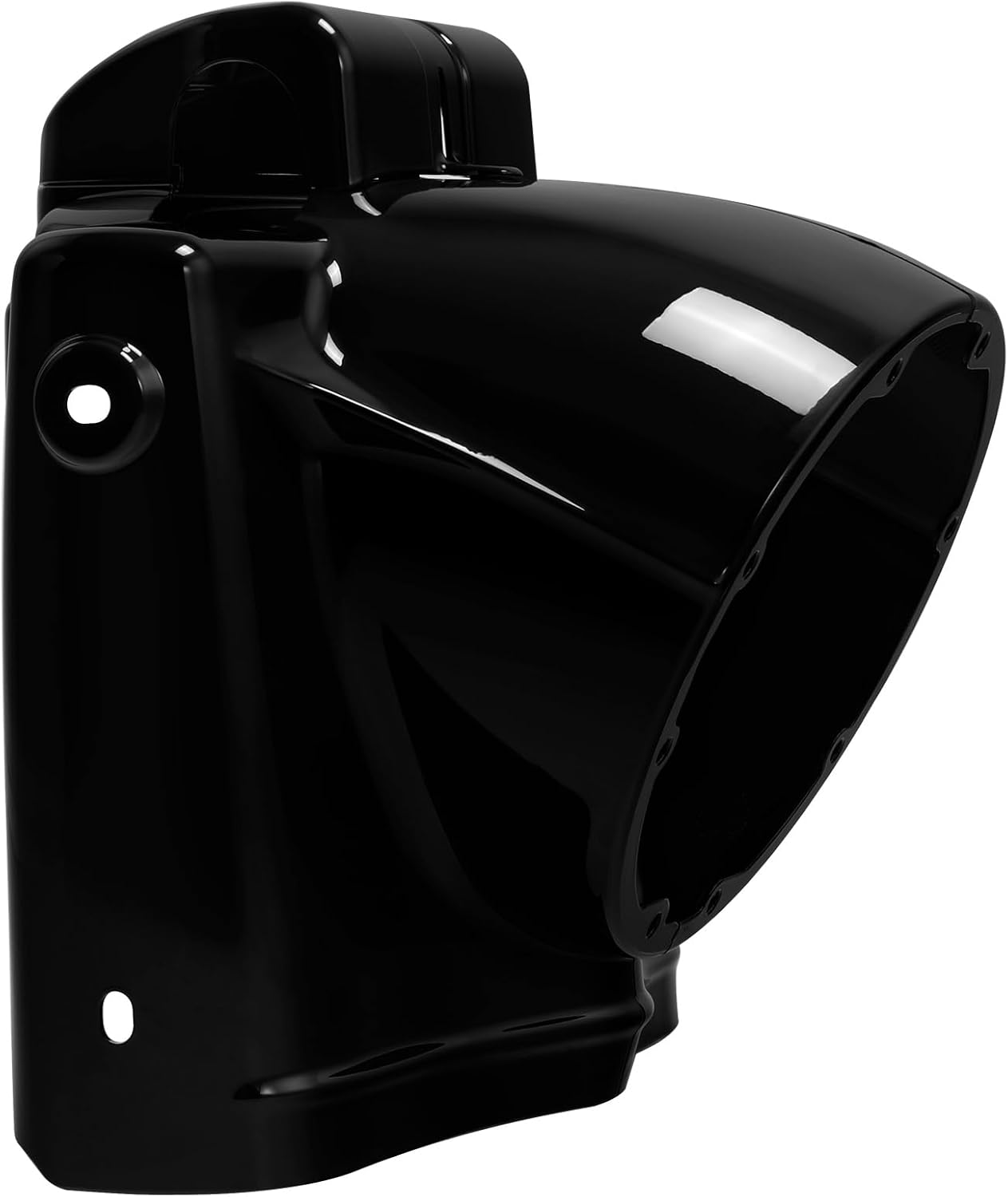 TCT-MOTORPARTS Cubierta de góndola para faros delanteros color negro brillante de 7 pulgadas para Harley Road King FLHR 2014-2023