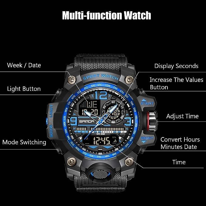 Reloj inteligente 5 en 1 con auriculares Bluetooth integrado con pantalla de 1.3 pulgadas, frecuencia cardíaca, presión arterial, oxígeno,