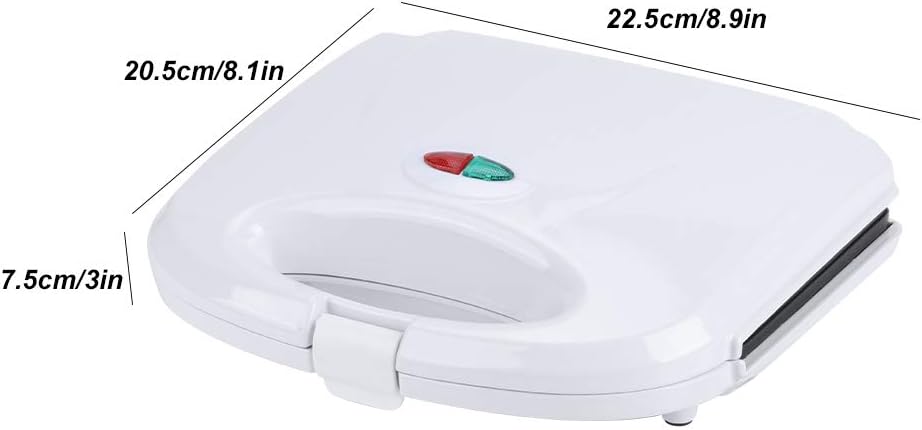 Sandwichera para hacer waffles Aigostar con superficie de rejilla profunda antiadherente para prensa de panini de huevos, parrilla Panini Press