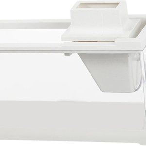 Generic Tanque de peces de escritorio blanco con filtración de agua Cuenco de peces de acuario para oficina, escritorio, hogar, con bomba de agua Generic Tanque de peces de escritorio blanco con filtración de agua Cuenco de peces de acuario para oficina, escritorio, hogar, con bomba de agua