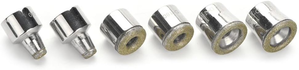 ZJchao Puntas de pelado de piel de diamante de repuesto, juego de filtro de acero inoxidable, herramienta de accesorios de máquina de belleza