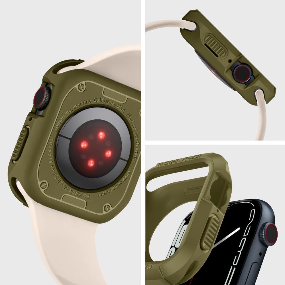 Spigen Rugged Armor – Funda diseñado para Apple Watch de 1.73 pulgadas de variación
