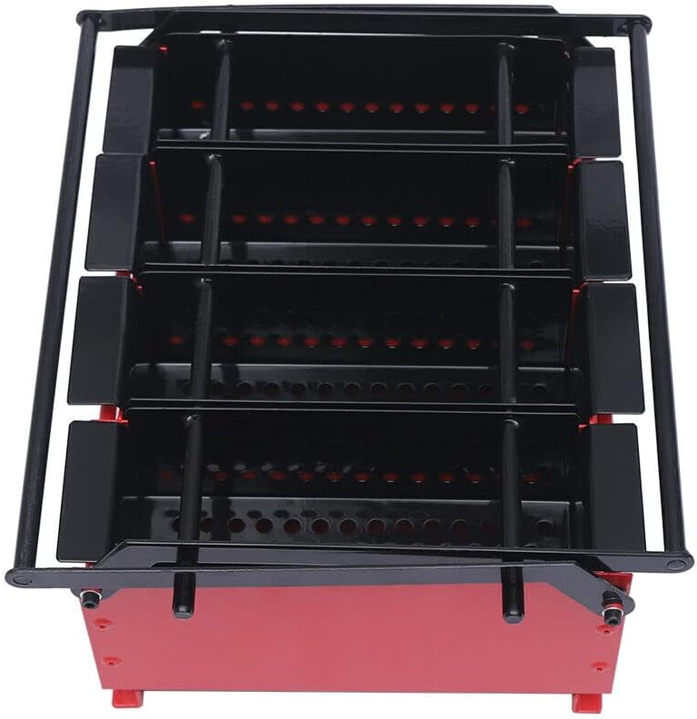 OUKANING Máquina de prensa de papel del fabricante de briquetas del registro de papel negro y rojo 15″ ×12.2″ ×7.1″