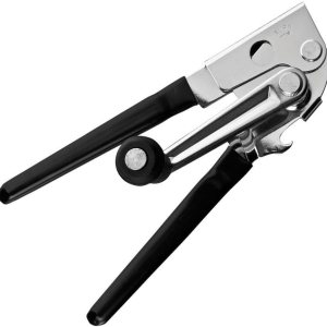 T1W Abrelatas comercial con manivela, abrelatas resistente, mango acolchado ergonómico, abrelatas manual T1W Abrelatas comercial con manivela, abrelatas resistente, mango acolchado ergonómico, abrelatas manual