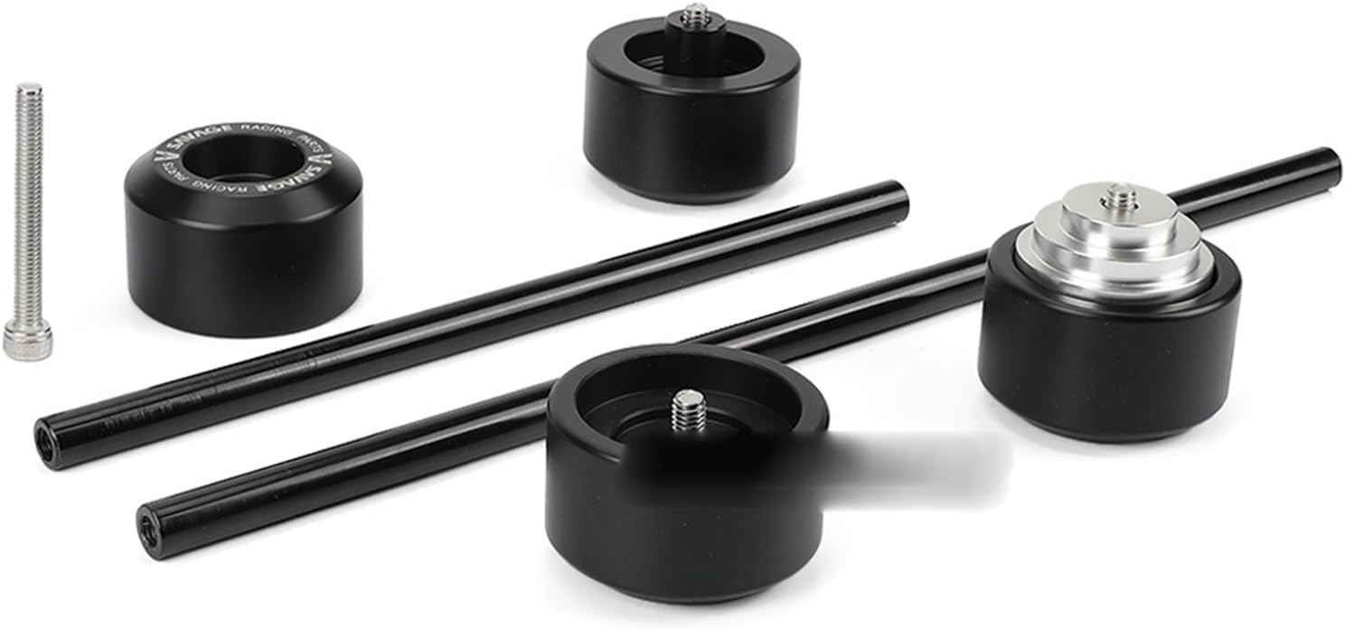 Para Yamaha MT09 SP Tracer 9 GT XSR900 rueda delantera trasera Horquilla deslizante Eje Horquilla Crash Slider Rueda Protector de cubo de rueda