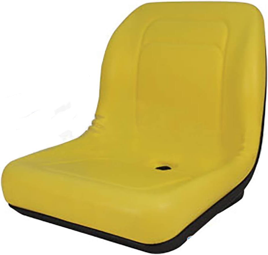 Stevens Lake Parts Un nuevo asiento de vinilo amarillo para John Deere, universal 325 335 345 415 425, 4105, 4200, 4200 4210 4300 43, 4200 4210 430