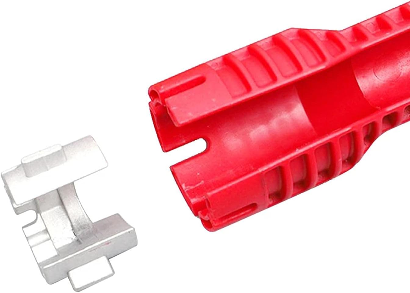 Llaves de tubería 8 en 1 llave de drenaje antideslizante llave de reparación de fregadero de cocina, llave de montaje de grifo de inodoro de baño
