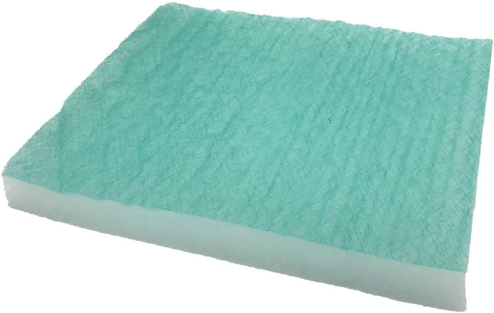 GQFilter Almohadillas de filtro de escape para cabina de pintura, 20.5 x 20.5 pulgadas (50caja), filtro de cabina de pulverización de fibra de vidrio