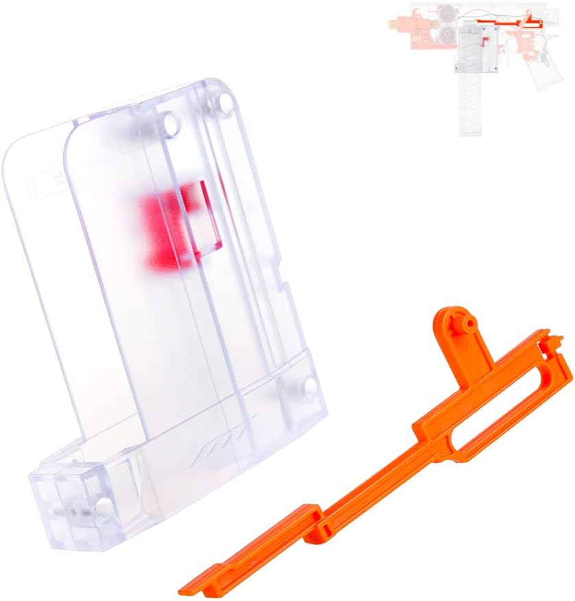 WORKER Mod Pusher Rod Stefan Magazine Kit de adaptador de cuello para juguete Nerf STRYFE