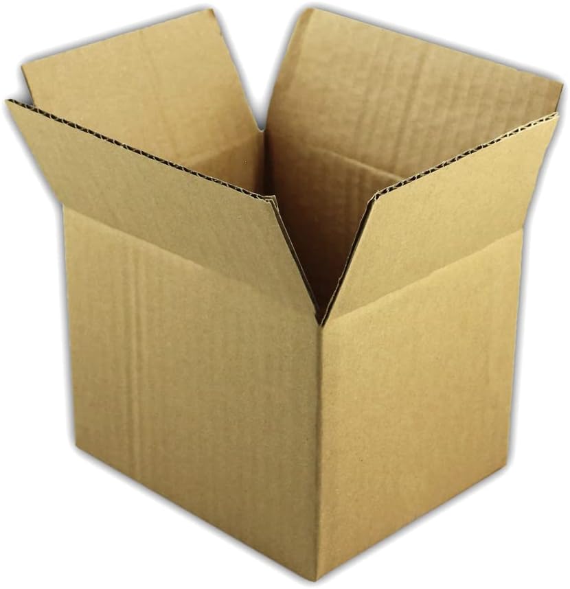 5 cajas de embalaje de cartón corrugado EcoSwift de 6 x 5 x 5 pulgadas, cajas de envío de mudanza, cajas de 6 x 5 x 5 pulgadas