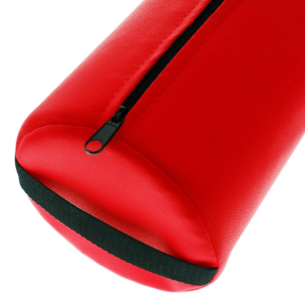 Mesa de masaje de gran tamaño de lujo de 6″ de diámetro 25″ con refuerzo completo – rojo