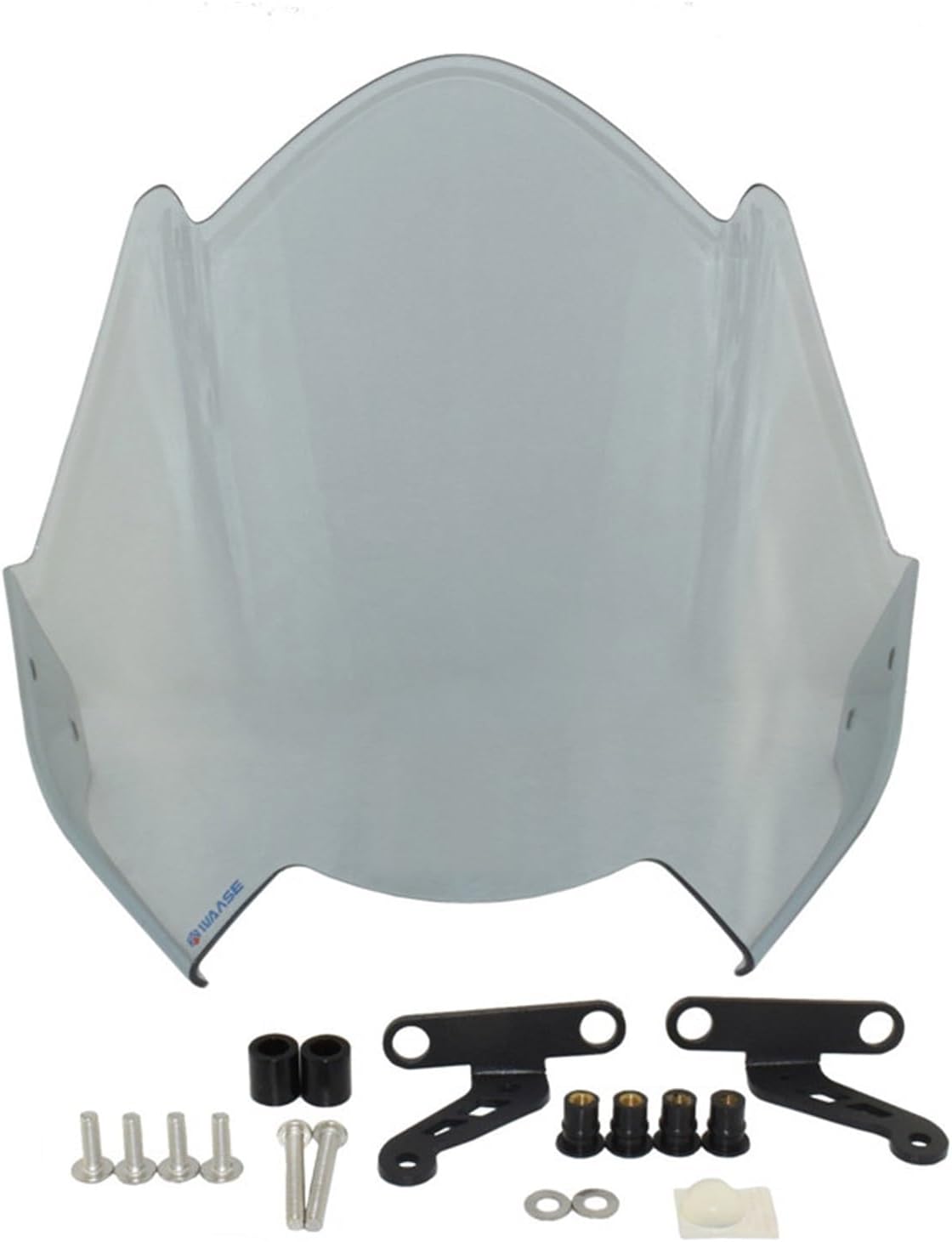 Alerón de motocicleta para Triumph Speed Triple 1050 RSRS 2016-2020, deflector de viento, visera de cristal con soporte (color  gris)