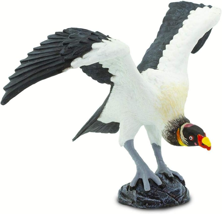 Safari Ltd. Figura de buitre rey  Figura detallada de plástico de 4.75 pulgadas  Divertido juguete educativo para niños, niñas y niños a partir de 3
