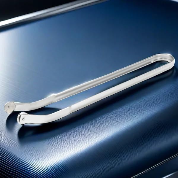 BBQ Sausage Turning Tongs, 2024 New Stainless Steel BBQ Kitchen Tongs for Cooking, Long Handle BBQ Grill Tongs, Grill Flipping Tongs for Turning