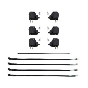 Aplicable a GY6 ATV 50cc-250cc motocicleta (izquierda y derecha) interruptor de parada de luz de freno delantero y trasero de cuatro ruedas camión Aplicable a GY6 ATV 50cc-250cc motocicleta (izquierda y derecha) interruptor de parada de luz de freno delantero y trasero de cuatro ruedas camión