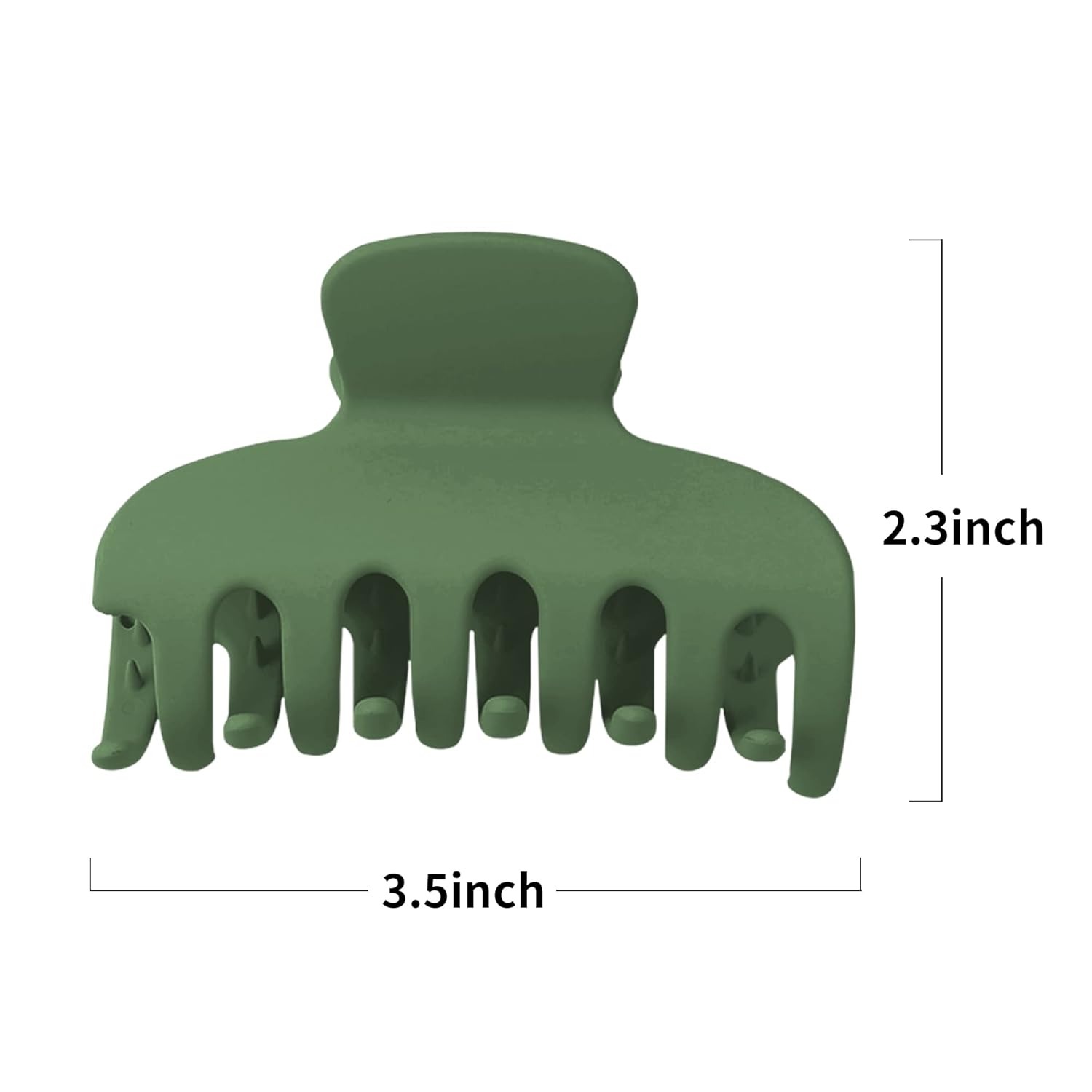 Vsiopy Pinzas de pelo medianas y grandes para mujer, clip de garra grande para cabello rizado grueso, paquete de 4 pinzas de agarre fuerte, pinzas