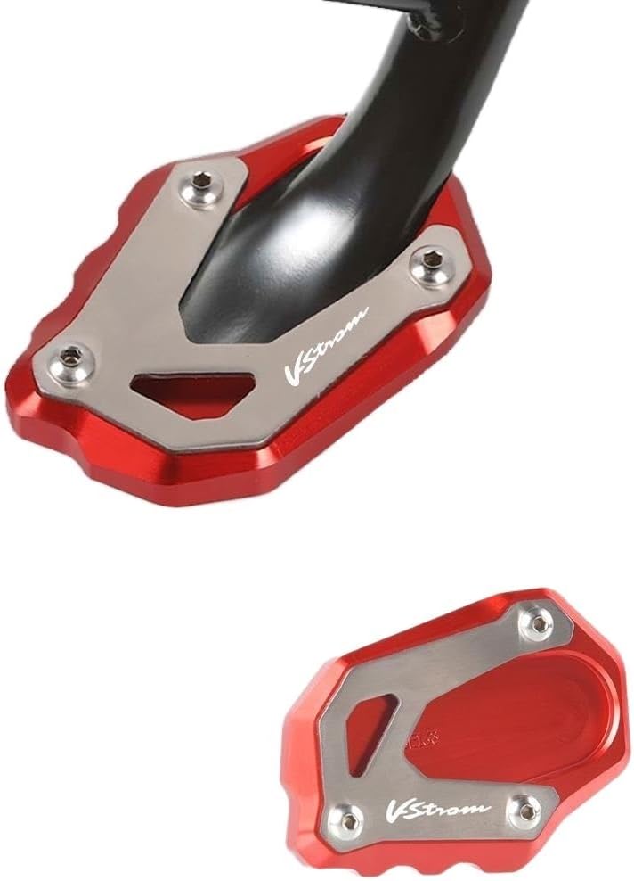 Motorcycle Side Stand pad for Suzuki V-Strom 1050XT 1050 2014-2019 2020 2021 2022 2023 Motorcycle Foot Side Stand Enlarger Extension Kickstand Plate
