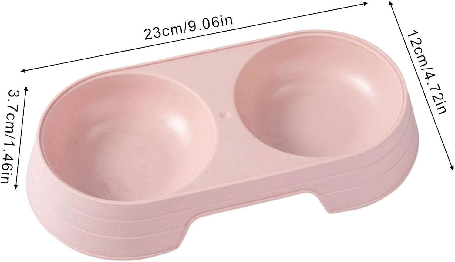 Kumprohu Cuencos de comida para perros  Cuenco doble elevado para gatos, juego de cuencos de comida y agua para cachorros, cuencos para mascotas