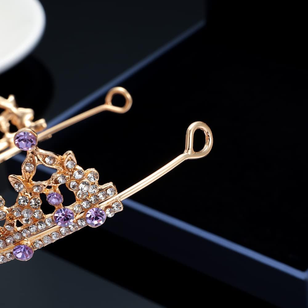 Kamirola – Corona de reina y tiaras corona de princesa para mujeres y niñas, diademas de cristal para novia, princesa para bodas y fiestas (01)
