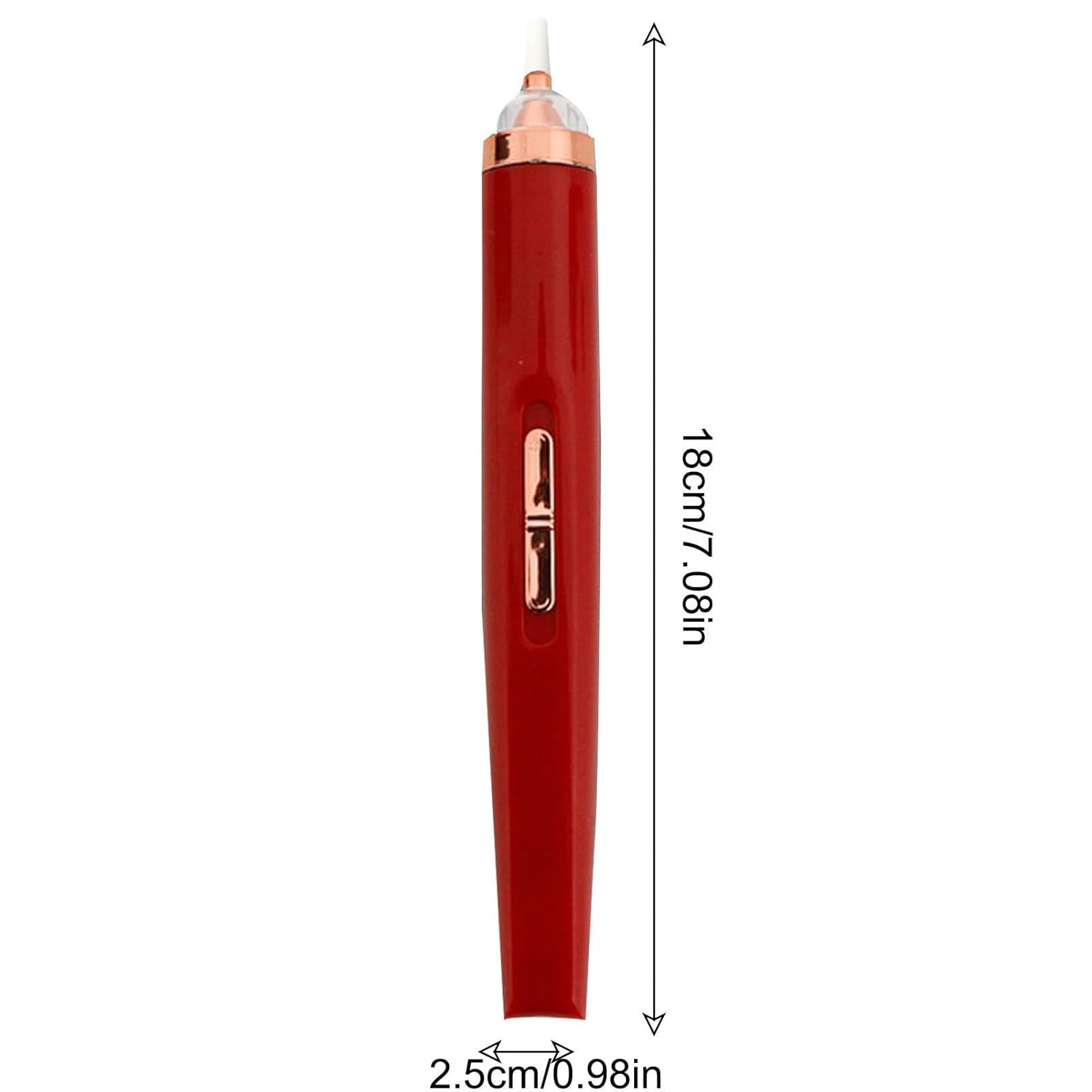 SCOOVY Lima de uñas eléctrica, taladro de uñas inalámbrico de 2 velocidades, taladro eléctrico profesional de manicura, 5 cabezales intercambiables,