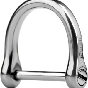 TISUR Anillos en D de titanio con grillete de tornillo, anillos de llavero en forma de D, pequeños perros y gatos anillo de correa para hacer TISUR Anillos en D de titanio con grillete de tornillo, anillos de llavero en forma de D, pequeños perros y gatos anillo de correa para hacer