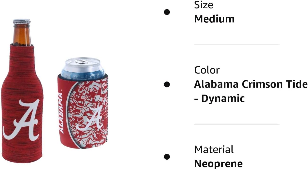 Set de refrigeración y aislamiento de latas y botellas con el logo de NCAA en color del equipo de la universidad