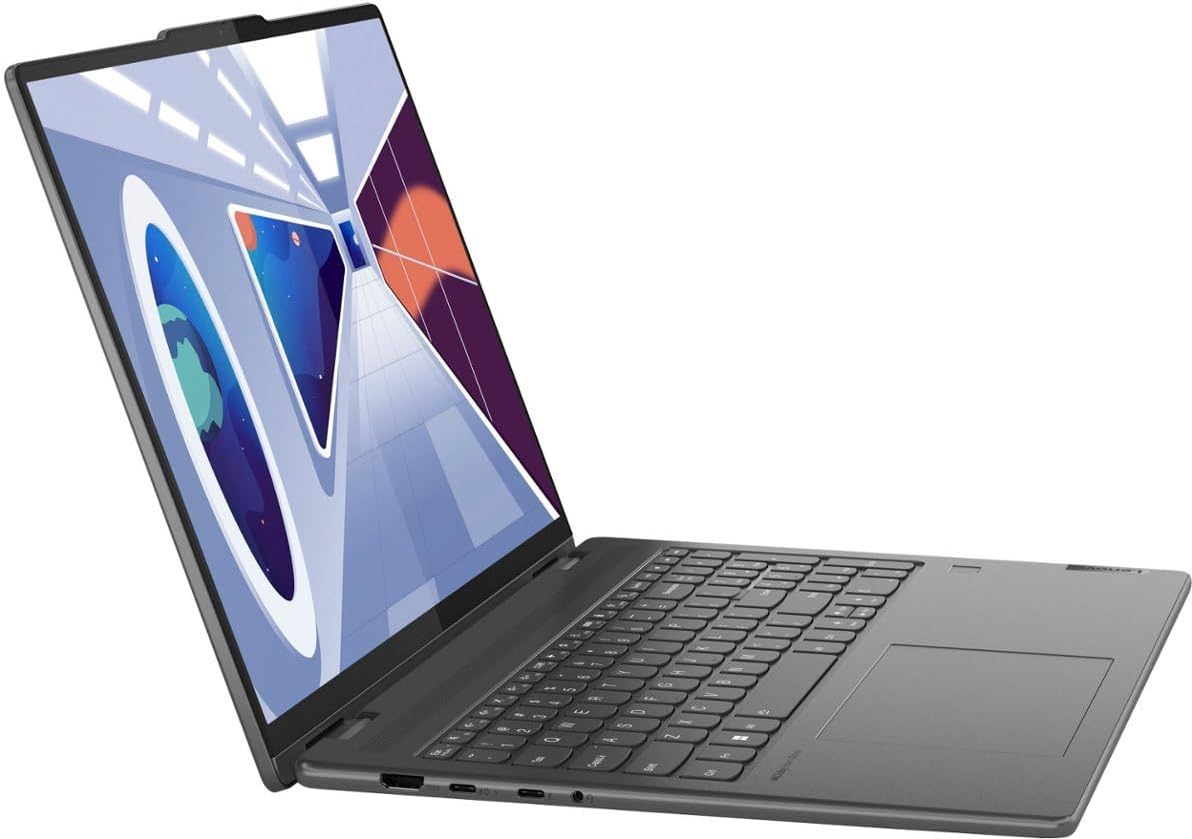 Lenovo Yoga 7 2023 2 en 1 Laptop 2 en 1 de 16 pulgadas, pantalla táctil WUXGA IPS 10-Core 13th Intel i7-1355U 16GB RAM 1TB SSD Iris Xe Graphics