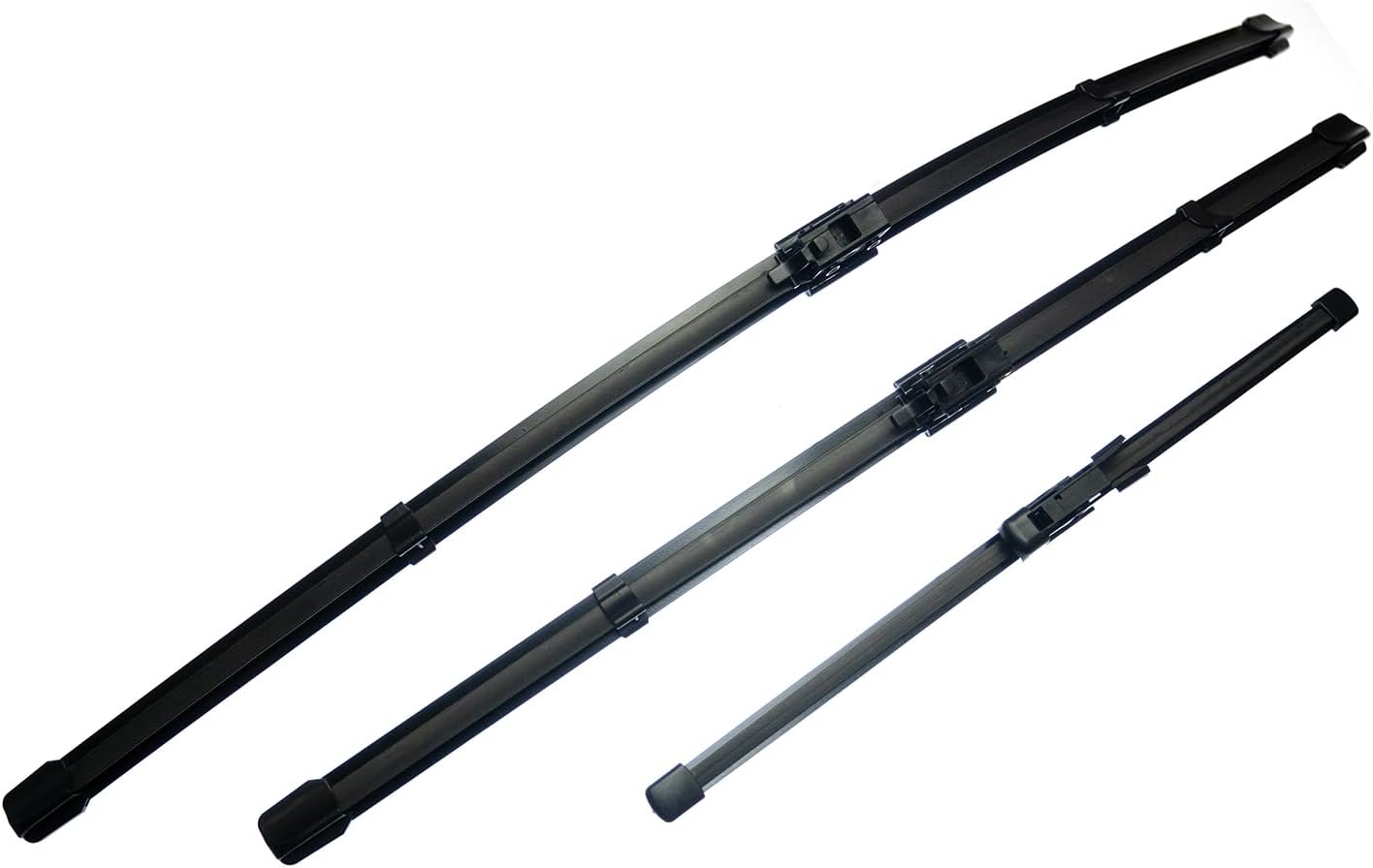 3 limpiaparabrisas de repuesto para Mercedes-Benz GLA250 2016-2021GLA45 AMG 2016-202124 pulgadas + 19 pulgadas + 12 pulgadas (paquete de 3)