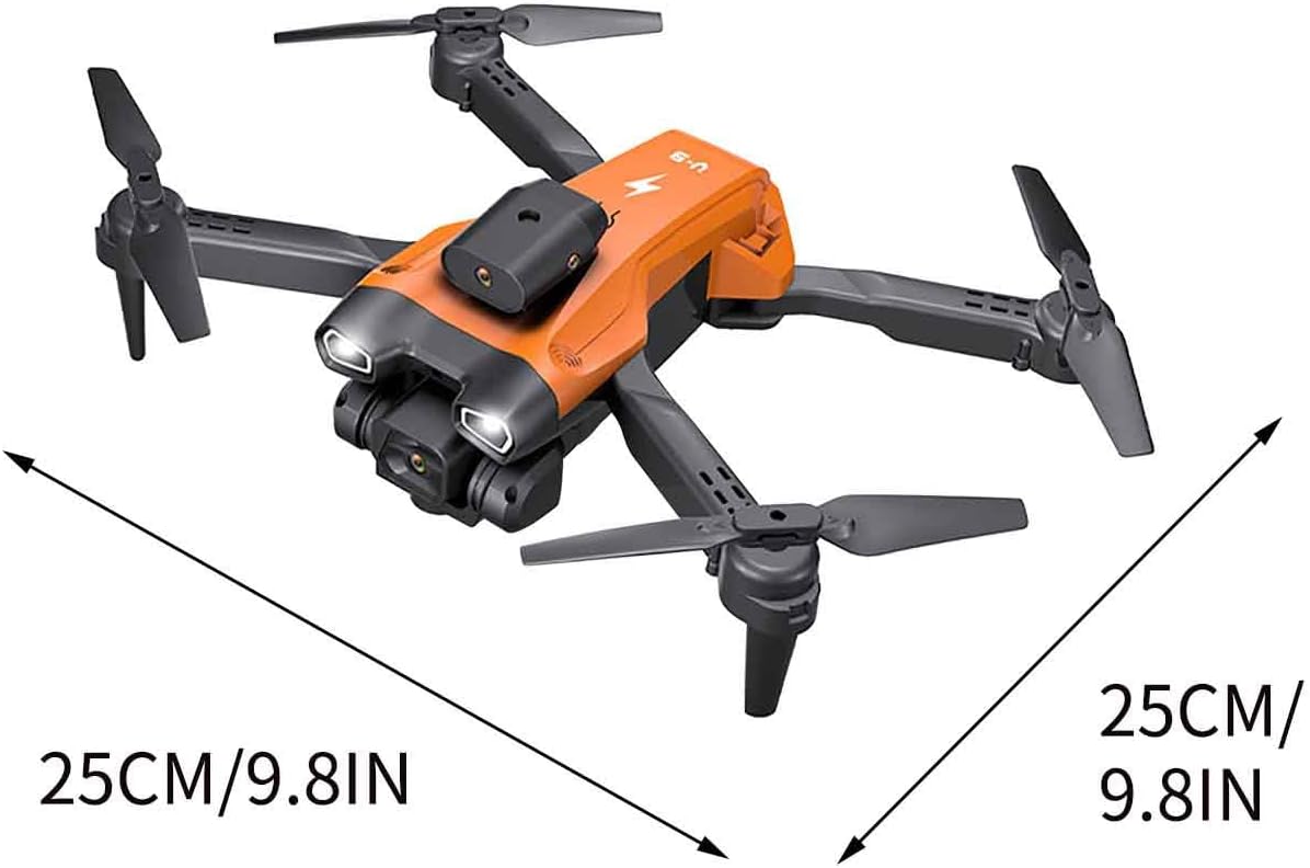 Drone with Camera, 4K HD WiFi FPV Mini Drone, Foldable RC Quadcopte with 360  Automatic Obstacle Avoidance, Trajectory Flying, Gesture Takes