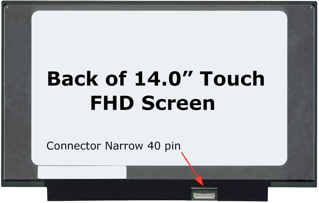 SCREENARAMA Nueva pantalla de repuesto para Lenovo FRU 01YN150 01YN151 01YN152, OnCell Touch, FHD 1920×1080, IPS, mate, pantalla LCD LED con