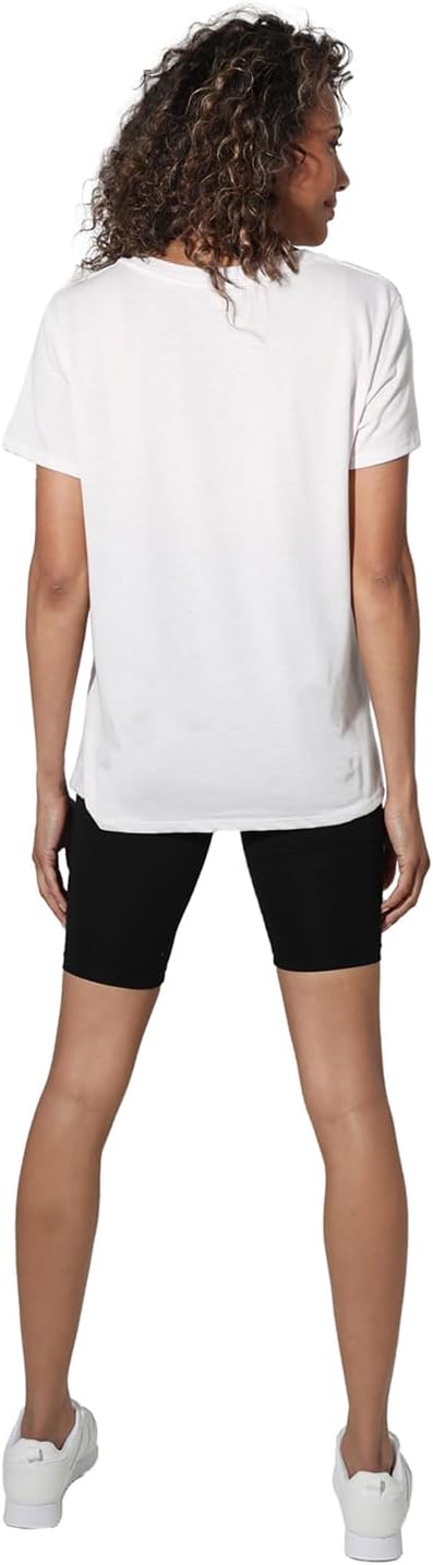 Colección oficial de camisetas sueltas para mujer, color blanco