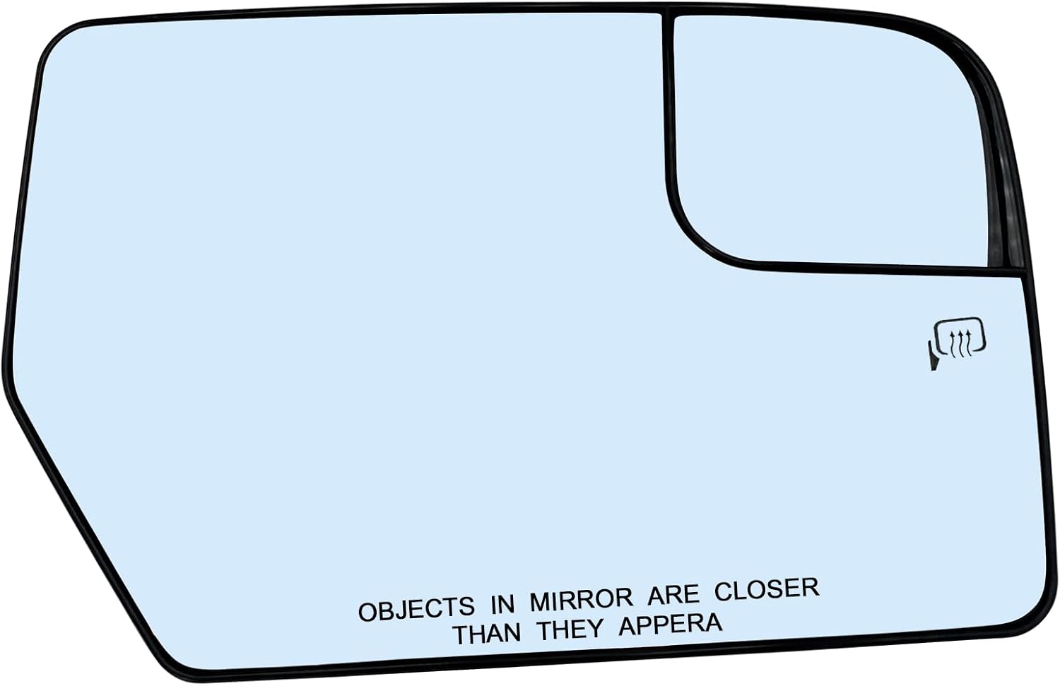 Reemplazo del espejo calefactable del lado derecho del pasajero para Ford Expedition 2012-17, Lincoln Navigator 2012-14 – Espejo de cristal convexo